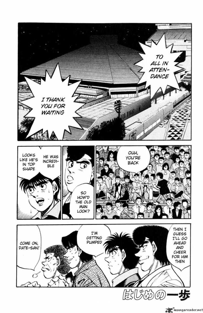 Hajime no Ippo: Fighting Spirit, Chapter 333 image 01